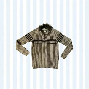 Tan brown American rag quarter zip turtle neck sweater